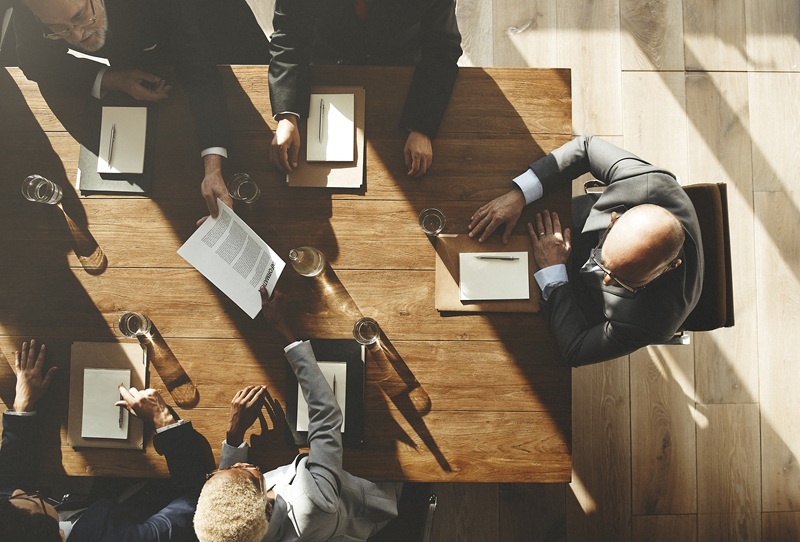 Business People Meeting Conference Brainstorming Concept
